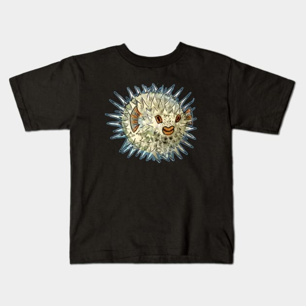 BLOWFISH Kids T-Shirt by ArtisticEnvironments